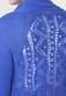 Cardigan Tricot Bobstore Crochet Azul - Marca Bobstore