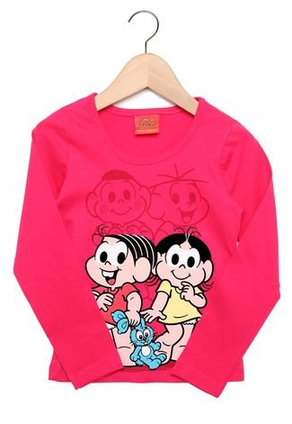 Camiseta Infantil Brandili Sakura Rosa - Compre Agora