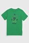 Camiseta Polo Ralph Lauren Infantil Lettering Verde - Marca Polo Ralph Lauren