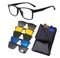 Armação Óculos Grau Clipon Masculino Quadrada 5 em 1 Malásia - Marca Palas Eyewear