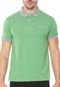 Camisa Polo Wrangler Reta Listrada Verde/Cinza - Marca Wrangler