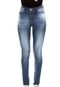 Calça Jeans Jezzian Skinny Estonada Azul-marinho - Marca Jezzian