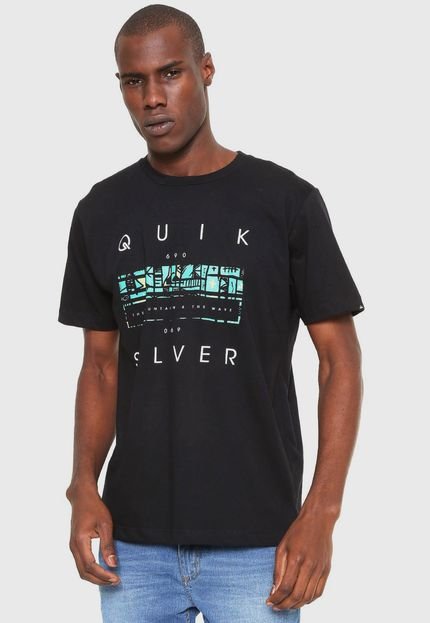 Camiseta Quiksilver Double Tap Preta - Marca Quiksilver