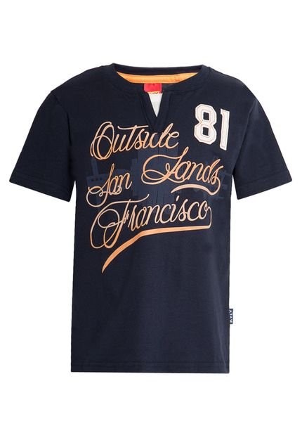 Camiseta Kyly San Francisco Marinho - Marca Kyly