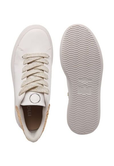 Tenis Lifestyle Blanco Dorado Moleca Compra Ahora Dafiti Colombia