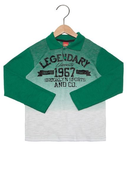 Camisa Polo Kyly Legendary Infantil Verde - Marca Kyly