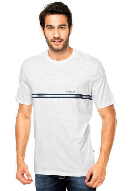 Camiseta Nautica Listra Branca - Marca Nautica