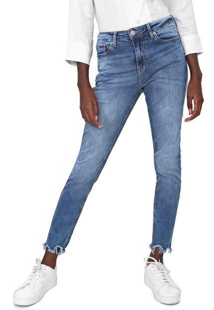 Calça Jeans Tommy Jeans Skinny Nora Azul - Marca Tommy Jeans