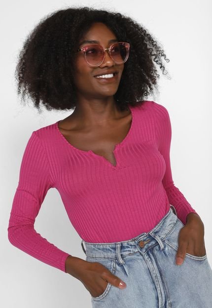 Blusa Habana Canelada Pink - Marca Habana