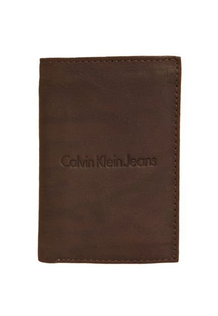 Carteira Calvin Klein Seth Marrom - Marca Calvin Klein