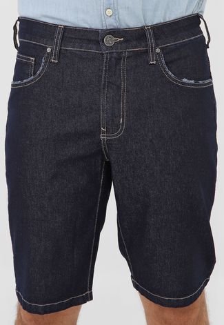 Bermuda Jeans Colcci Reta Noah Azul-Marinho
