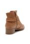 Bota DAFITI SHOES Croco Caramelo - Marca DAFITI SHOES