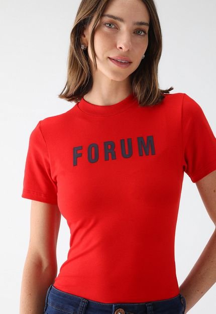 Camiseta Forum Logo Vermelha - Marca Forum