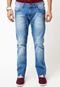 Calça Jeans Triton Straight Gils Monta Azul - Marca Triton