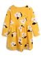 Vestido Hering Kids Infantil Flores Amarelo - Marca Hering Kids