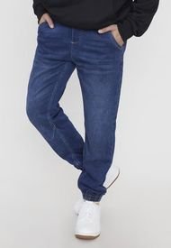 Jeans Jogger Azul - Hombre Corona