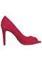 Peep Toe My Shoes Vermelho - Marca My Shoes