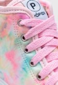 Tênis Pop Star Feminino Pópidi Infantil Cano Alto Tie Dye - Marca Pópidí