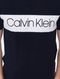 Camiseta Calvin Klein Masculina Tape Logo Azul Marinho - Marca Calvin Klein