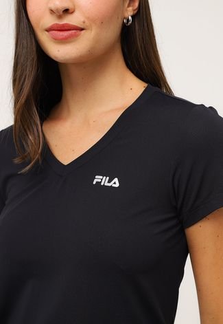 Camiseta Fila Lisa Preta