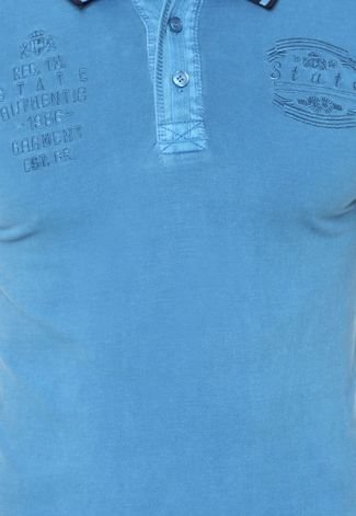 Camisa Polo Pacific Company Slim Azul