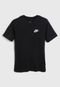 Camiseta Nike Menino Lisa Preto - Marca Nike