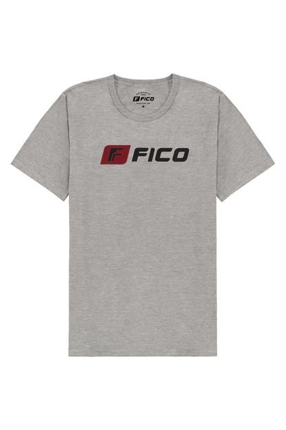 Camiseta Meia Malha Juvenil Menino Mescla - Fico - Marca Fico