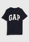 Camiseta GAP Logo Azul-Marinho - Marca GAP