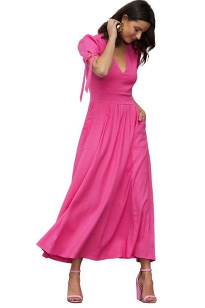 Vestido Vanibele Midi Pink - Marca Vanibele