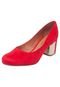 Scarpin Vizzano Bico Redondo Vermelho - Marca Vizzano