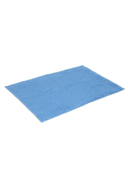 Toalha de Piso Santista Cedro 45x70cm Azul - Marca Santista