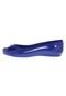 Sapatilha Usaflex PVC Laço Azul - Marca Usaflex