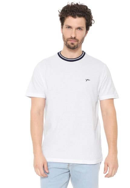 Camiseta Yachtsman Listrada Branca/Azul-marinho - Marca Yachtsman