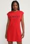 Vestido Colcci Curto Lettering Vermelho - Marca Colcci