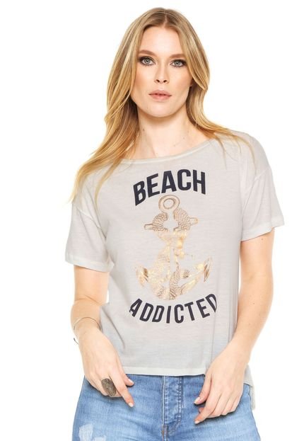 Camiseta Letage Beach Bege - Marca Letage
