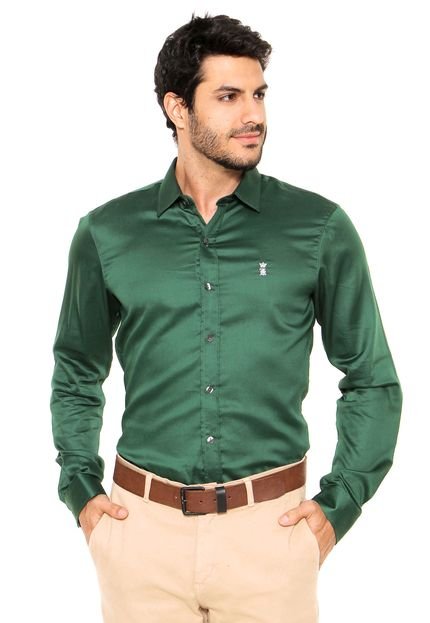 Camisa Sergio K Premium 80 Verde - Marca Sergio K