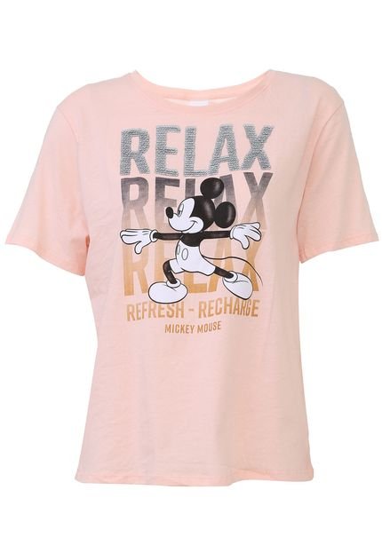 Blusa Cativa Disney Relax Rosa - Marca Cativa Disney