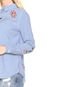 Camisa Chocris Listrada Azul/Branca - Marca Chocris