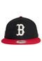 Boné New Era Team Hasher Boston Red Sox Otc Preto - Marca New Era