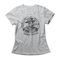 Camiseta Feminina Plague Doctor - Mescla Cinza - Marca Studio Geek 