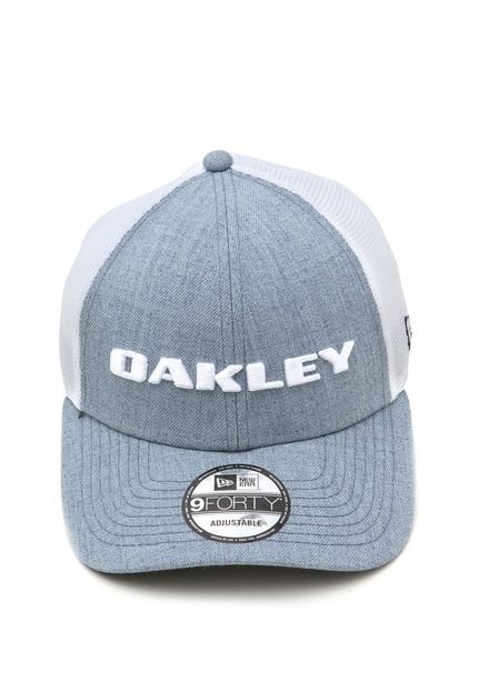 Boné Oakley Trucker Heather New Era Hat Azul/Branco - Marca Oakley