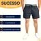 Short Masculino Tactel Elastano KS Bermuda Curta Esporte Academia Praia - Marca KS