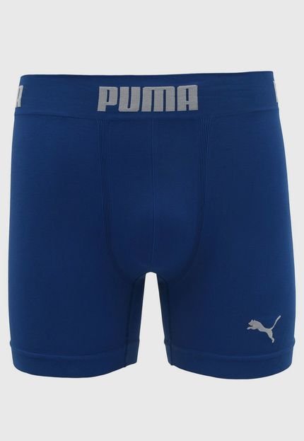 Cueca Puma Boxer Sem Costura Azul - Marca Puma