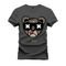 Camiseta Plus Size Estampada Unissex Macia Confortável Premium Urso Bolado - Grafite - Marca Nexstar