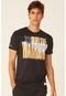 Camiseta Mitchell & Ness Estampada Scribble Fill Estampada Golden State Warriors Preta - Marca Mitchell & Ness