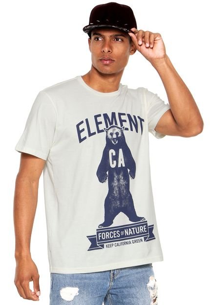 Camiseta Element Forces Of Nature Bege - Marca Element