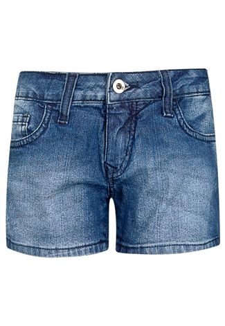 Short Jeans Calvin Klein Kids Azul