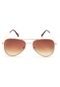 Óculos de Sol Evant Aviador Dourado - Marca Evant