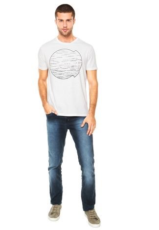 Camiseta Calvin Klein Jeans Estampa Branca