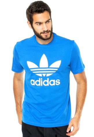 Camiseta adidas Originals Trefoil Azul